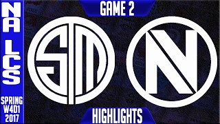 TSM vs Team EnVyUs Game 2 - NA LCS W4D2 Spring 2017 - TSM vs NV G2