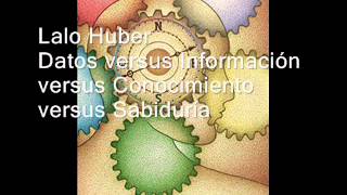 Lalo Huber - Datos vs Información vs Conocimiento vs Sabiduría