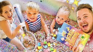 MAGICAL CEREAL POOL! ? Super Rare Marshmallows Only Cereal!! ?