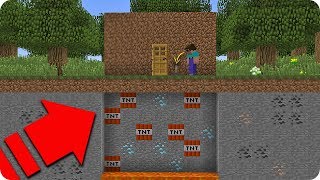 NOOB CAE EN UNA TRAMPA TROLL EN MINECRAFT ?