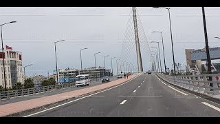 Ça roule sur le pont à Haubans
