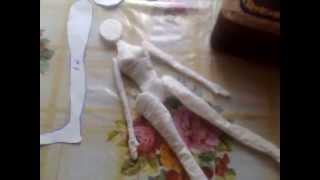 Мастер класс корейской куклы мечты, куклы тряпиенс на канале "6 соток"