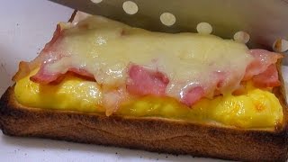 Instagramで話題の【カルボナーラトースト】卵とチーズがとろ〜り！ベーコンとマヨネーズがたまらない！Iそして！けん玉企画始動！ -前編-