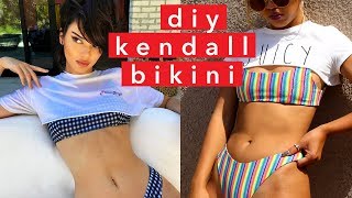 DIY KENDALL JENNER V-CUT BIKINI | CELEBRITY INSPIRED TUTORIALS | Nava Rose
