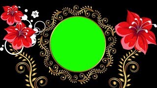 Flower Circle Shape Background Loop Animation Motion Background | DMX HD BG 173
