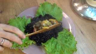 Как приготовить Чёрный рис с овощами по-итальянски / Nerone rice with vegetables ♡ English subtitles
