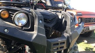 КВАДРОЦИКЛ STELS 400 000 руб ВСЯ ПРАВДА ГОНЯЕМ НА НИВЕ  НИВЕ РВЕМ БОКА