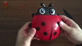 Стакан божья коровка для зубной щетки