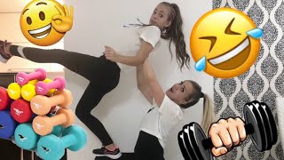 GIMNASTIKA CHALLENGE 2!!! *smeh do suza*