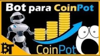 coinpot auto claim, برداشت خودکار از کوین پات, coinpot auto faucet , ربات اتوماتیک coinpot و بیتکوین