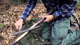 Nóż survivalowy / terenowy. Szybki patent na efektywne struganie. Bushcraft