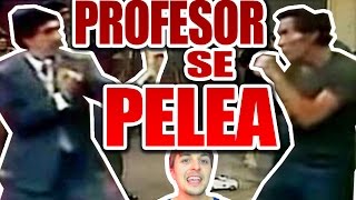 Profesor PELEA con alumnos por el EXAMEN FINAL!