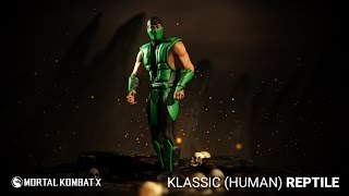Mortal Kombat X | Klassic Reptile Mod (Human Skin) by wyruzzah
