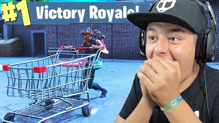 SHOPPING CART VICTORY in Fortnite Battle Royale
