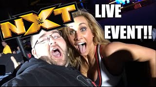 EPIC NXT REACTIONS LIVE EVENT VLOG! Meeting Superstars Ringside with Hilarious Interactions!