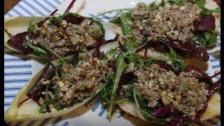 Юлия Высоцкая — Салат со шпротами и цикорием