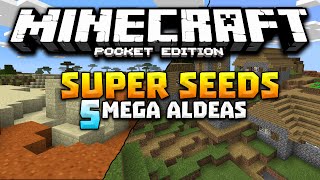 Seeds Para Minecraft PE 0.15.2 - MEGA SEED CON 5 ALDEAS
