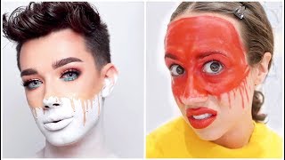 I TRIED FOLLOWING A JAMES CHARLES MAKEUP TUTORIAL