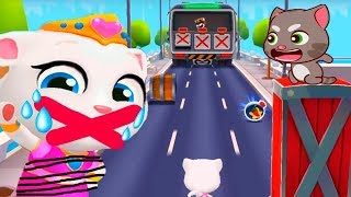 ГОВОРЯЩИЙ ТОМ БЕГ ЗА ЗОЛОТОМ #160   Анджела против ЗЛОЙ ВОЛЬПИНЫ  Talking Tom Gold Run мультик