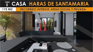 Quinta presentación diseño arquitectónico casa moderna de lujo Haras De Santamaria