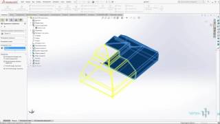 08 Создание детали 1 с помощью элементов листового металла в solidworks