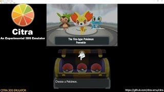Citra 3DS Emulator - Pokémon X / Y Ingame! CRO with Fragment Lighting