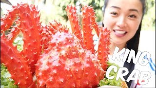 WHOLE KING CRAB ปูยักษ์คิงแครบ | Mukbang *LETS EAT | SAS-ASMR