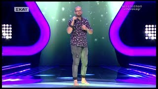 The Voice of Greece 4 - Blind Audition - MHN THS TO PEIS - Fotis Sianidis