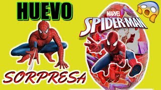 SUPER HUEVO SORPRESA DE SPIDERMAN- huevo gigante del Hombre Araña- parte 1 - mcqueenthiago