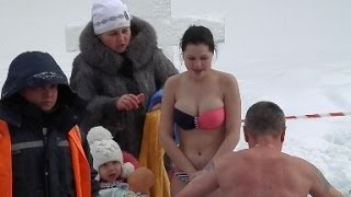 Крещение 2014, Щучье озеро, г.Сарапул.
