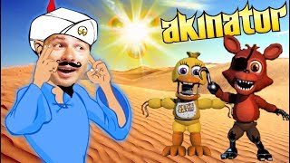 ЧИКА и ФОКСИ против АКИНАТОРА пять ночей с Фредди СПИННЕР сломал мозг ВИДЕО ДЛЯ ДЕТЕЙ kids children
