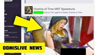 Gamer Girl Masturbates Live on Twitch with Zelda Sword!? (Arabella_Fae)