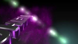 Футаж для видеомонтажа 3D титров - КОНЕЦ