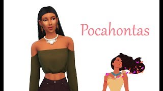 THE SIMS 4 - CAS - DISNEY PRINCESSE // POCAHONTAS MODERNE - SIMS 4 ?