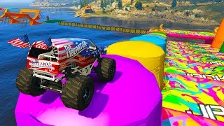 ESCALERA DE COLORES! - CARRERA GTA V ONLINE - GTA 5 ONLINE