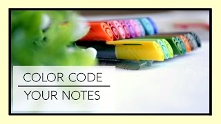 How to Color Code your Notes