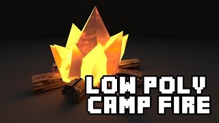 Low Poly Camp Fire