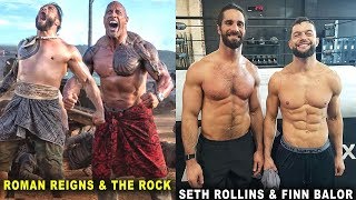 10 Fittest WWE Friends in Real Life - Roman Reigns & The Rock, Seth Rollins & Finn Balor