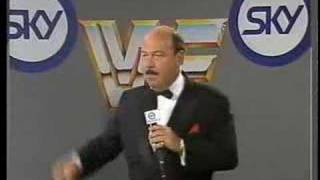 WWF UK RAMPAGE 1991 ANDRE THE GIANT INTERVIEW