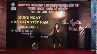 Nhớ ơn thầy cô (biểu diễn: bé Thư Kỳ)