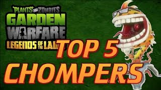 Plants vs Zombies Garden Warfare - "Top 5 Characters" CHOMPERS