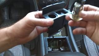 Mercedes W203, Как Снять Прикуриватель и заменить лампочку подсветки ®️
