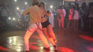 SEXY Sara Lopez Dancing Kizomba Bario Latino 19-07-14 HD music