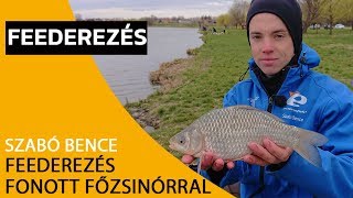 Feederezés fonott főzsinórral