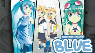 【Miku SOLID ★ Gumi / Rin / Len POWER】 - Blue (Big Bang Vocaloid★Ver.)