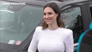 VIDEO Beatrice Valli attends Paris Fashion Week 1 march 2019 show Balmain