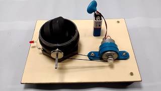 Magnetic ac generator working model