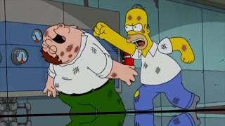 XXXTentacion - Up Like Insomniac Freestyle // Peter Griffin vs Homer Simpson