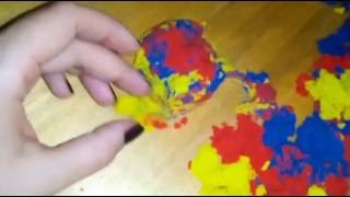 Радужный песок. Кинетический разноцветный песок. Смешиваем цвета