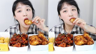 BHC신메뉴 골드킹 레드킹 먹방 리뷰 _ 허니콤보랑 쪼끔 비슷한거같기도하기도하기도하ㄱ......?? :D
